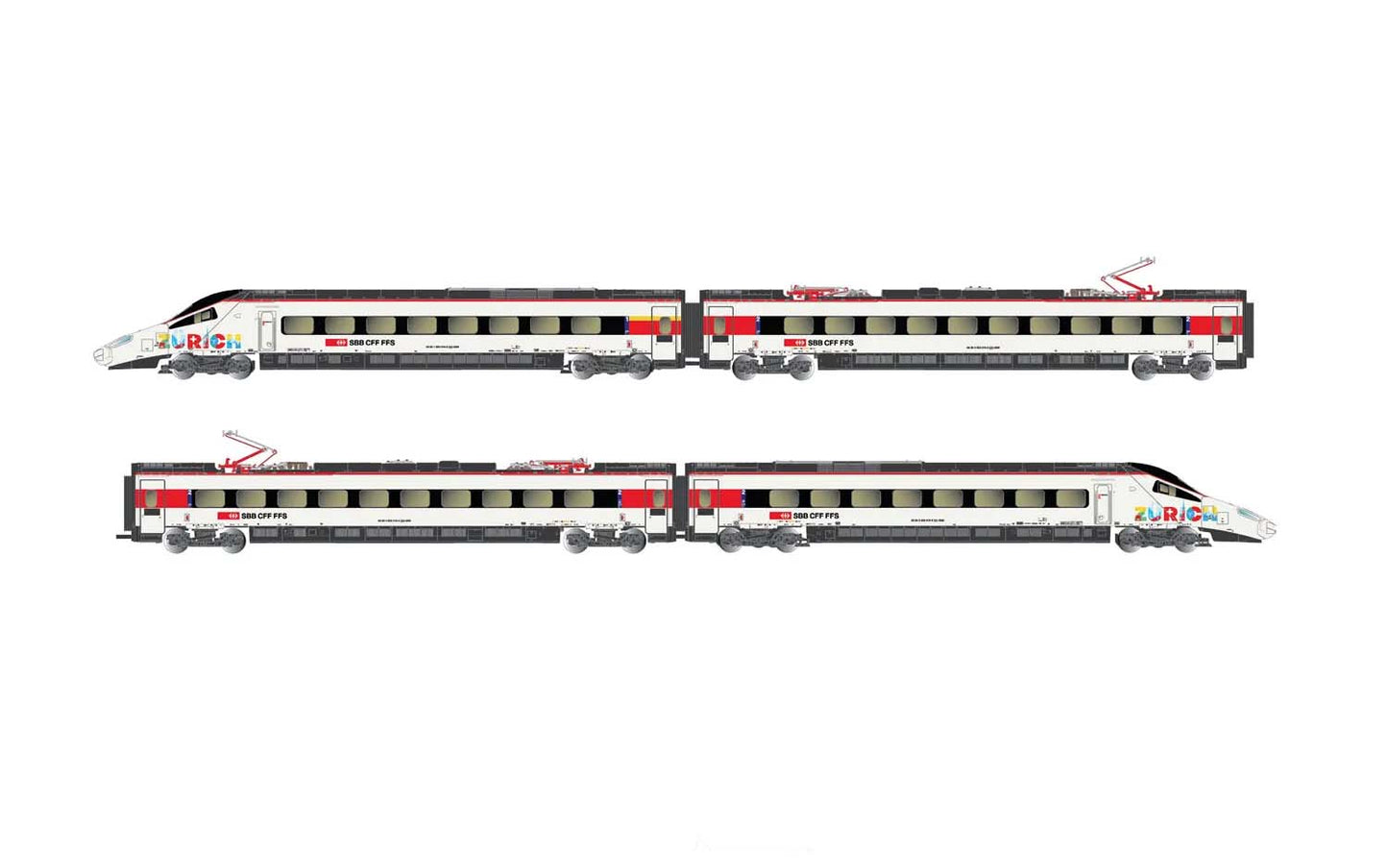 Arnold SBB Astoro RABe 503 018 4 Car EMU ECE190 VI (DCC-Sound) HIN2567S N Gauge