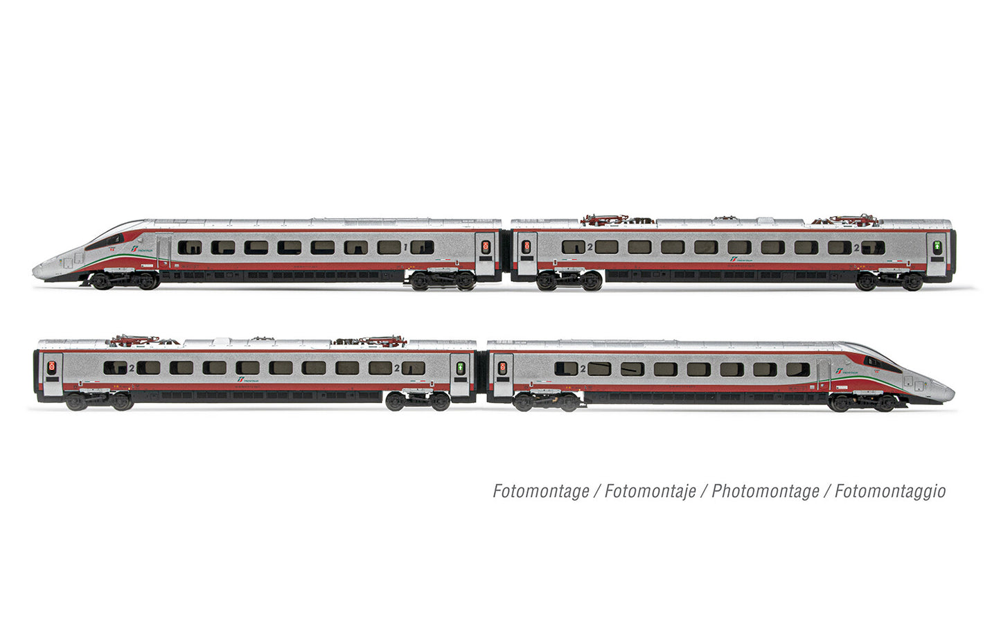 Arnold FS Trenitalia ETR610 4 Car EMU ECE Milano-Frankfurt VI HIN2577 N Gauge