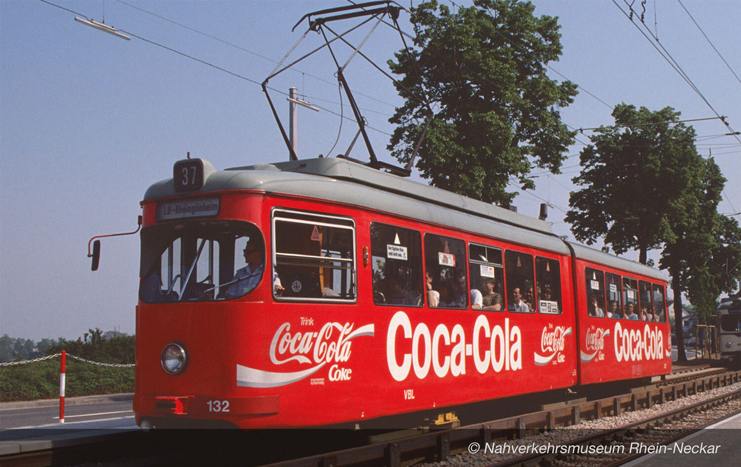 Arnold Duewag GT6 Tram Coca Cola IV (DCC-Fitted) N Gauge HIN2605D