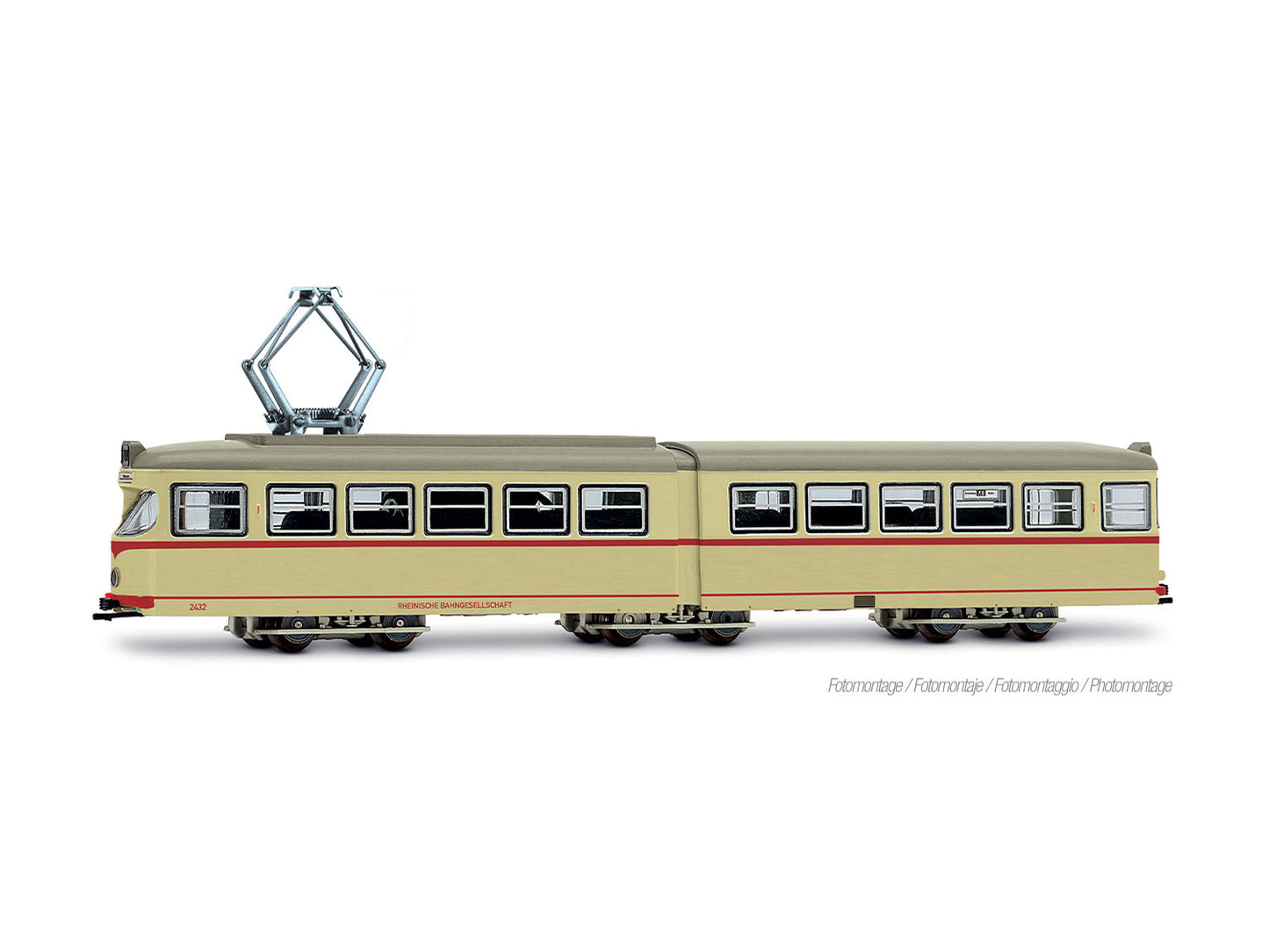 Arnold HIN2613 Duewag GT6 Dusseldorf Tram IV N Gauge