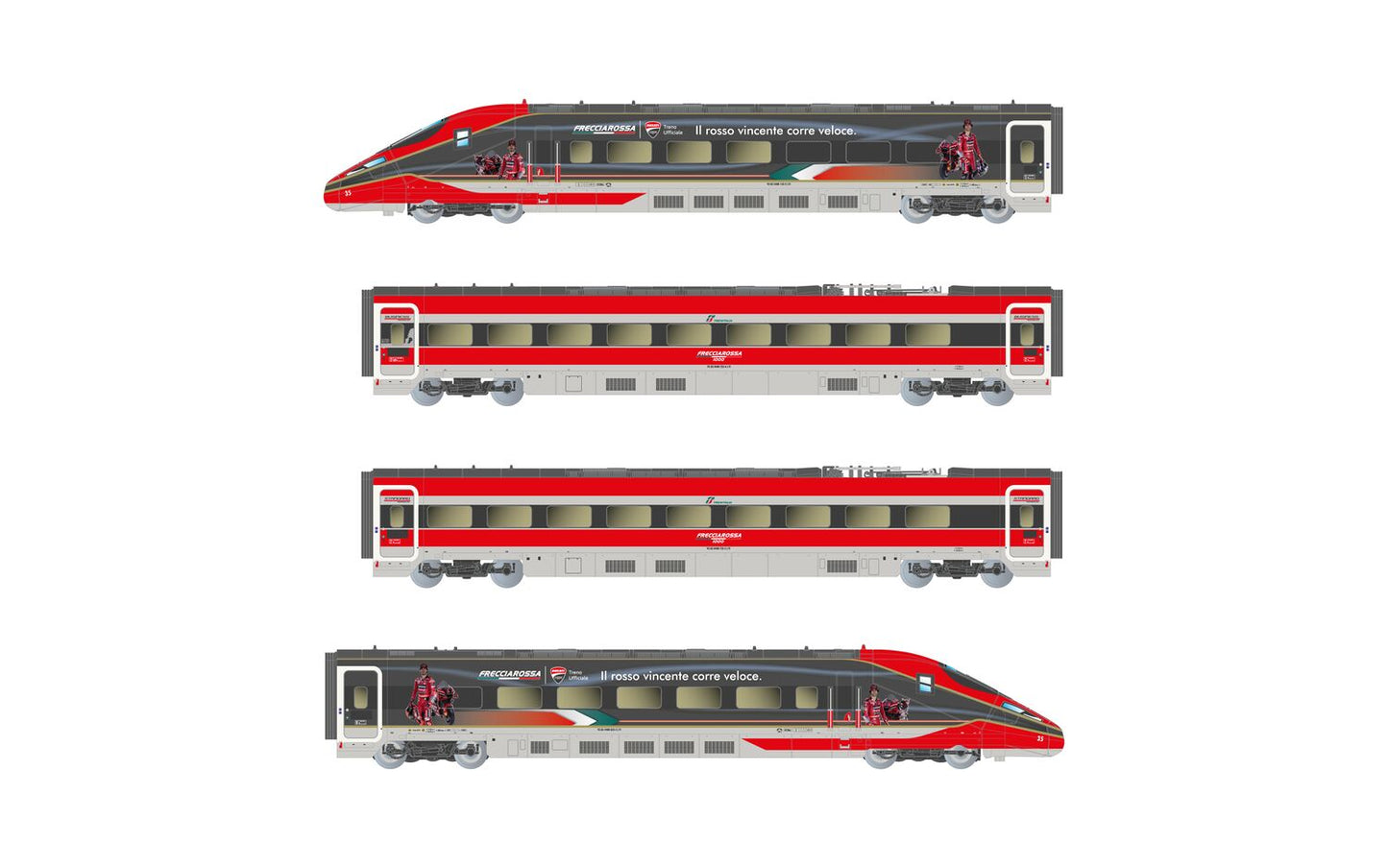 Arnold FS Trenitalia FR 1000 Ducati 4 Car EMU VI (DCC-Fitted) HIN2620D N Gauge