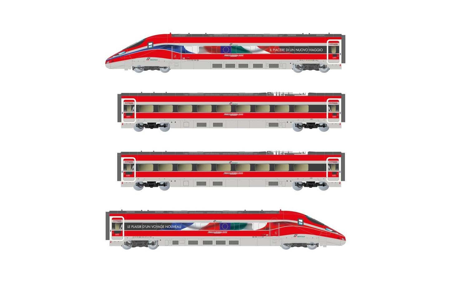 Arnold FS France 1000 Ducati 4 Car EMU VI (DCC-Sound) N Gauge HIN2621S