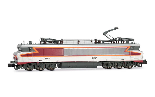 Arnold SNCF CC 21003 Electric Locomotive Silver IV HIN2649 N Gauge