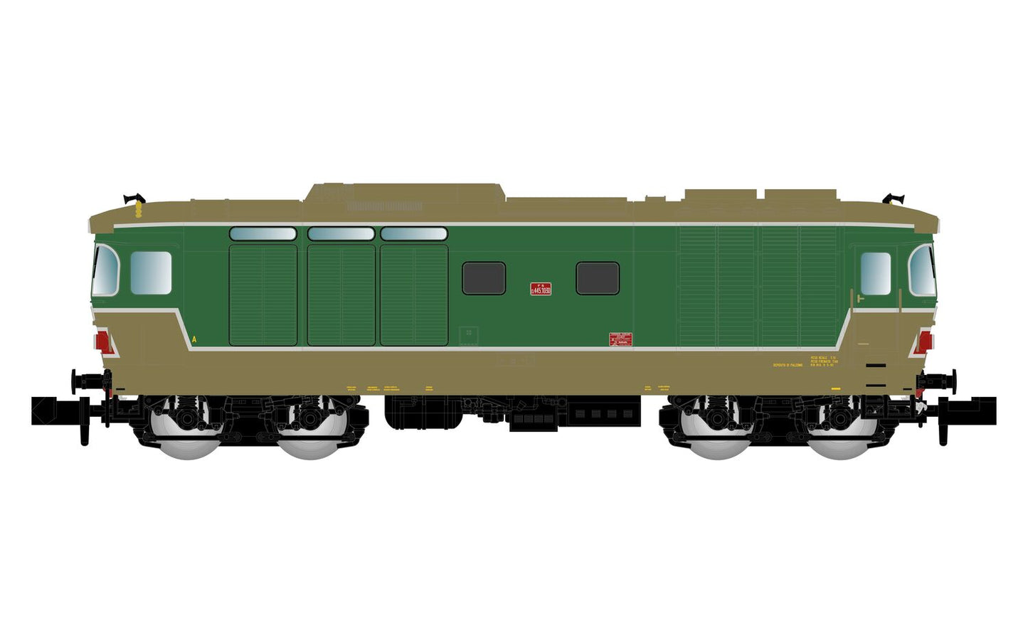 Arnold FS D.445 1st Series Diesel Locomotive Green/Brown IV HIN2654 N Gauge