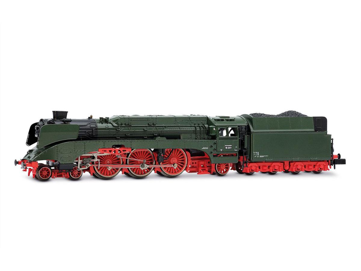 Arnold DR BR18 201 Coal Tender Steam Locomotive III (DCC-Sound) HIN2663S N Gauge