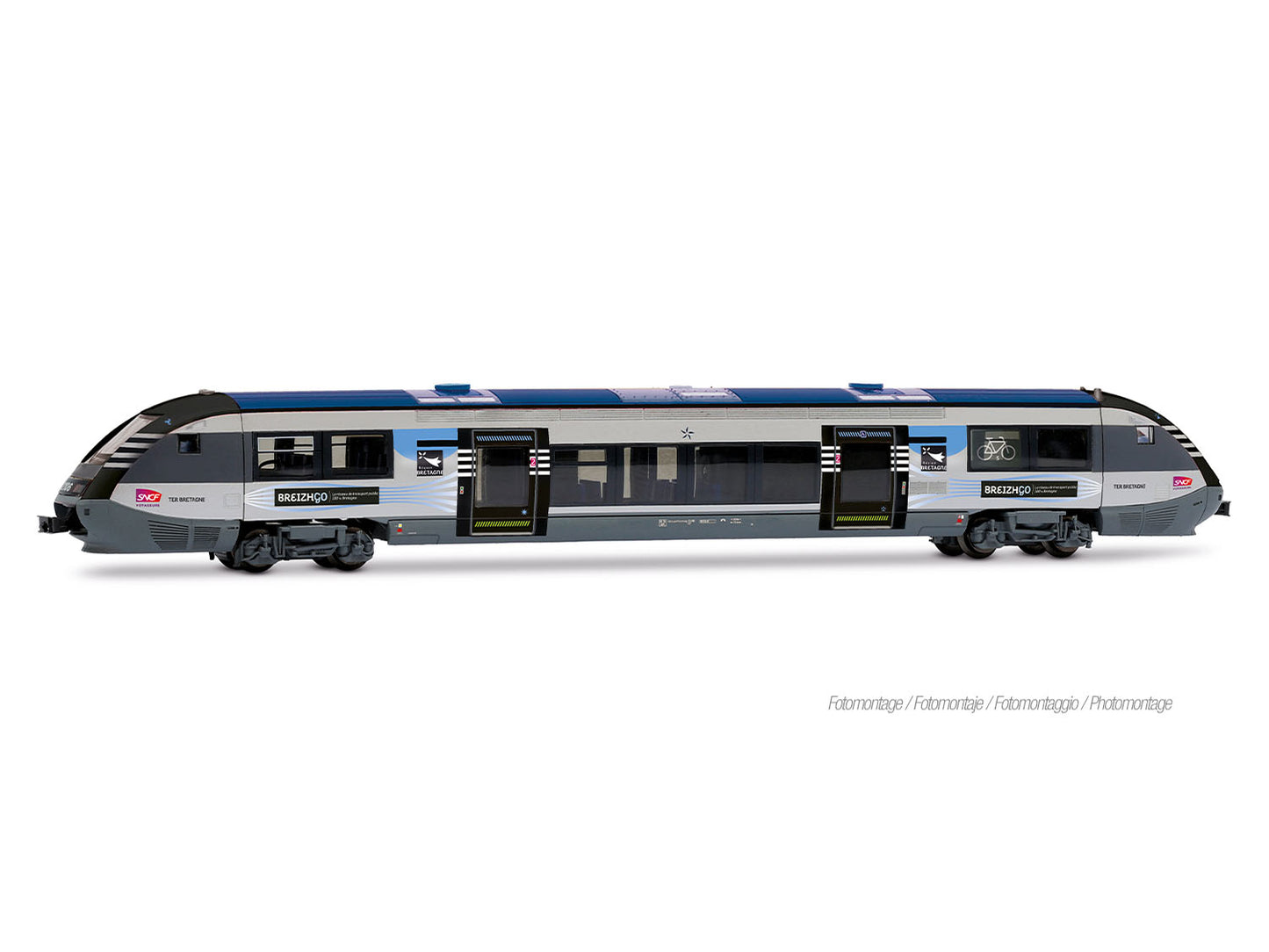 Arnold HIN2684 SNCF X73500 TER Bretagne Diesel Railcar VI N Gauge