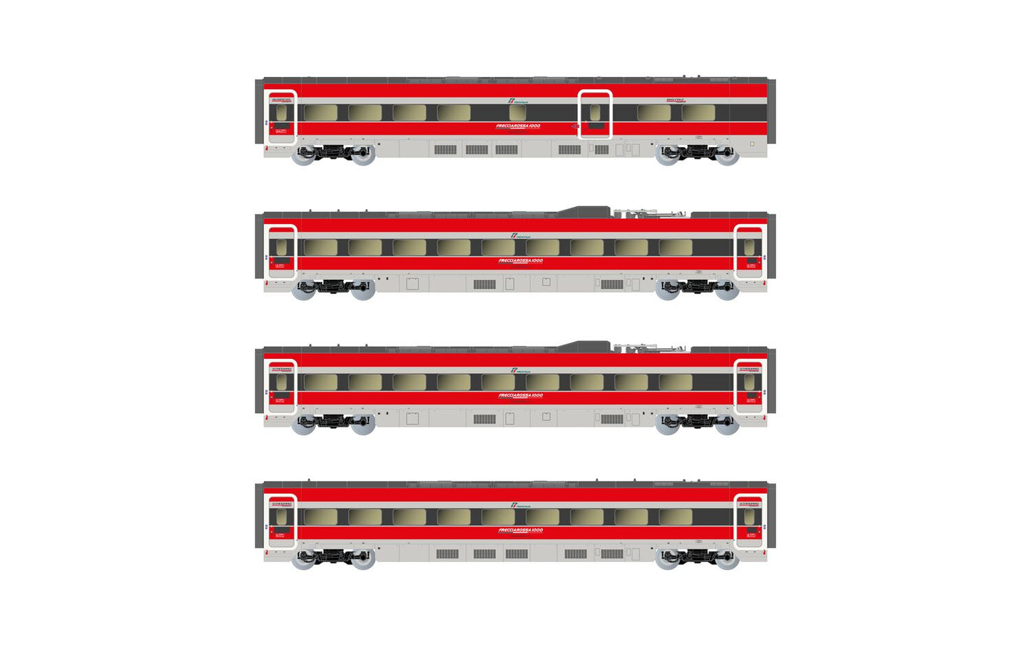 Arnold FS France ETR 1000 Intermediate Car Set (4pcs) VI HIN3514 N Gauge