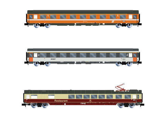Arnold HIN4390  Eurocity Mozart Coach Set 1 (3) IV N Gauge