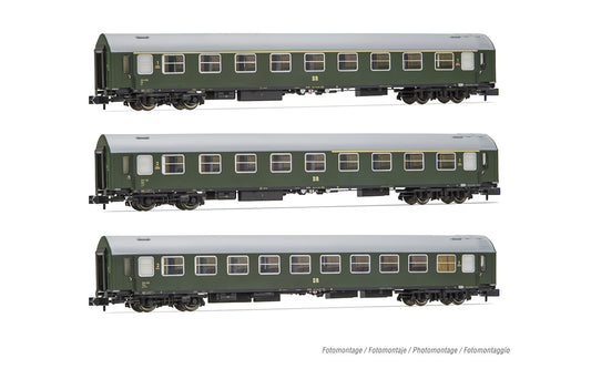 Arnold DR OSShD Type B Coach Set (3) III HIN4421 N Gauge
