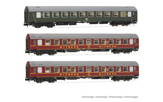 Arnold DR OSShD Type B Spree-Alpen-Express Coach Set (3) IV HIN4423 N Gauge