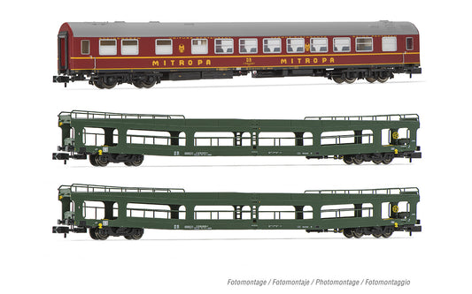 Arnold DR OSShD Type B Spree-Alpen-Express Coach Set (3) IV HIN4424 N Gauge