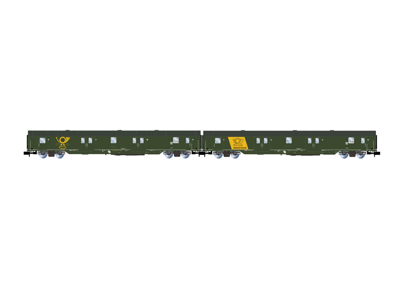 Arnold DBP Post-mrz Bogie Postal Van Set (2) IV HIN4425 N Gauge