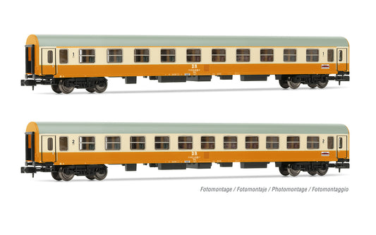 Arnold DR Stadtexpress Coach Set (2) IV N Gauge HIN4435