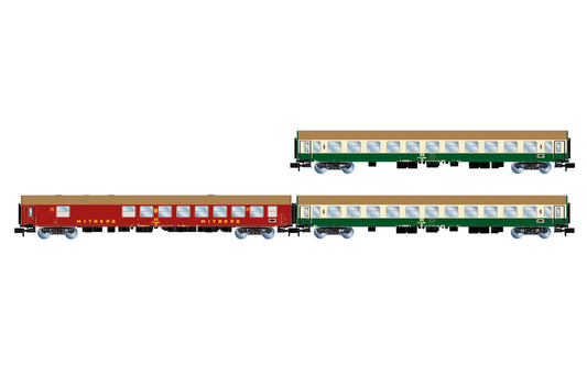 Arnold DR D242 Paris-Berlin-Warszawa Coach Set (3) IV N Gauge HIN4436
