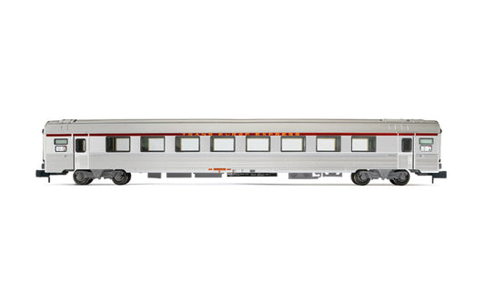 Arnold SNCF TEE Cisaplin Milan-Paris A8tu Coach Silver IV HIN4443 N Gauge