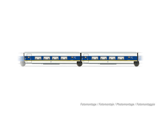 Arnold RENFE Talgo 200 2nd Class Coach Set White/Blue/Yellow(2) V HIN4463 N Gauge