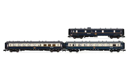 Arnold CIWL Edelweiss Pullman Express Coach Set (3) II N Gauge HIN4490