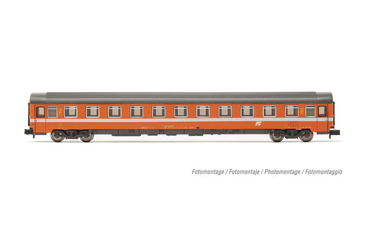 Arnold FS UIC-Z1 Bandiera/Eurofima 2nd Class Coach Set (2pcs) V HIN4493 N Gauge