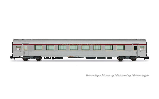Arnold SNCF TEE Mistral Nice-Paris A8u 1st Class Coach Silver IV HIN4502 N Gauge