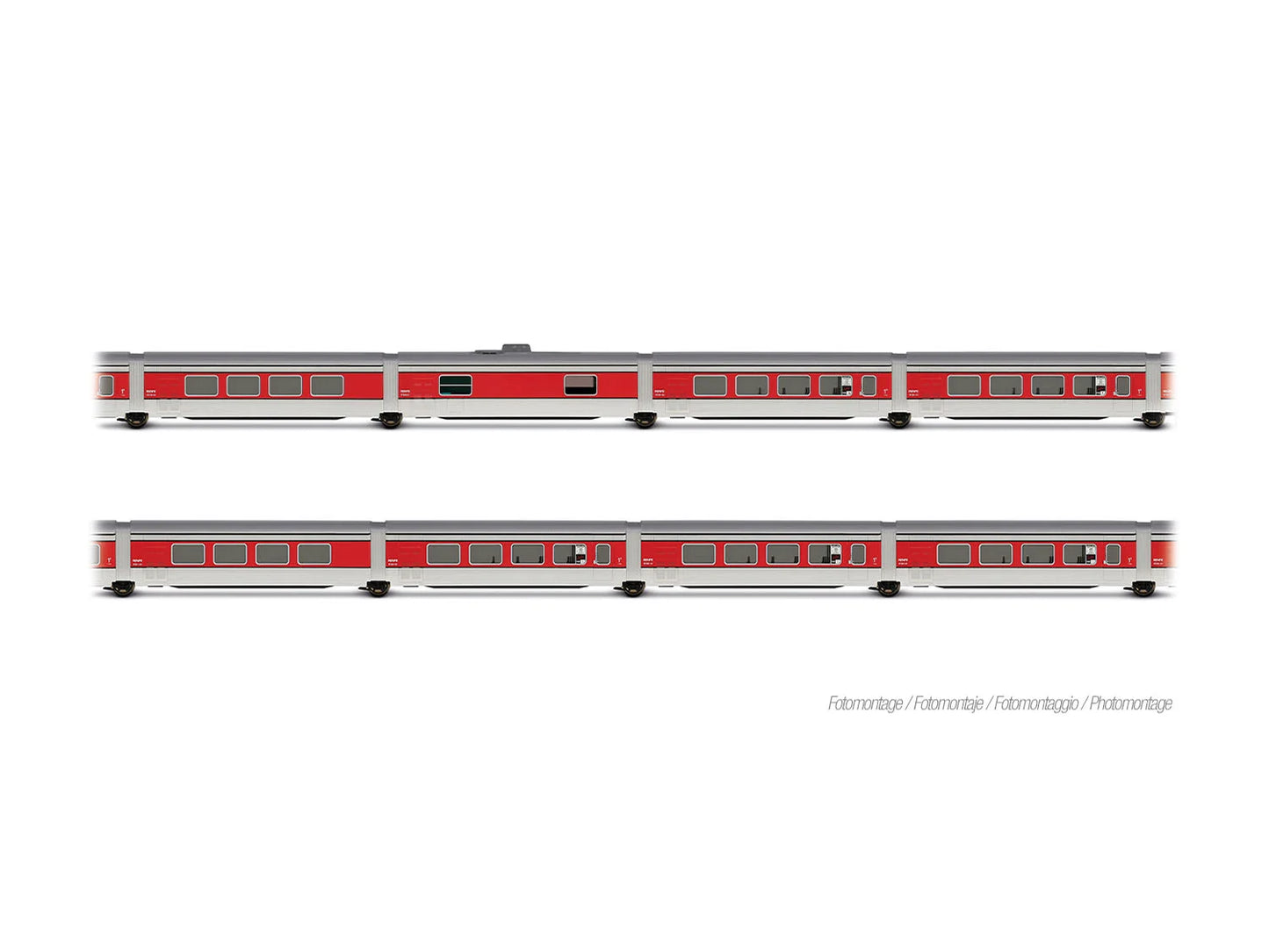 Arnold HIN4511 RENFE Talgo III RD TEE Catalan Talgo Coach Set (8) III N Gauge
