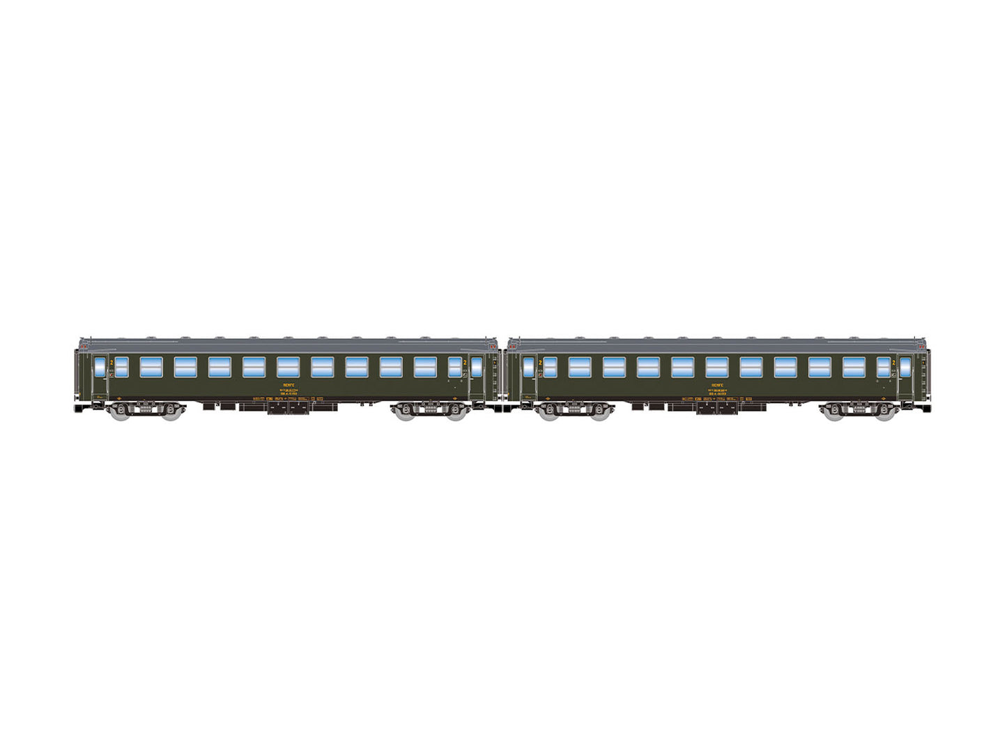 Arnold HIN4515 RENFE 5000 Coach Set (2) IV N Gauge