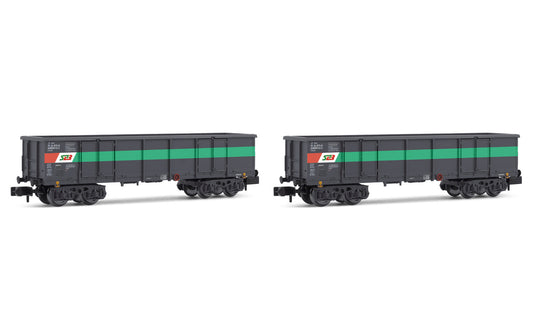Arnold HIN6534  STLB Eaos Gondola w/Scrap Load Wagon Set (2) V N Gauge