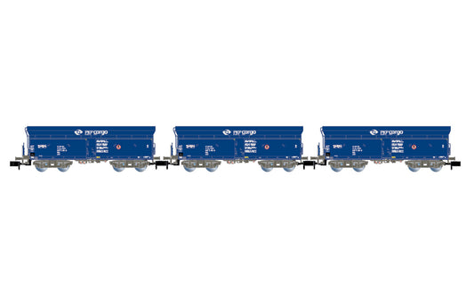 Arnold PKP Cargo Falls Self Discharge Hopper Wagon Set (3) VI N Gauge HIN6565
