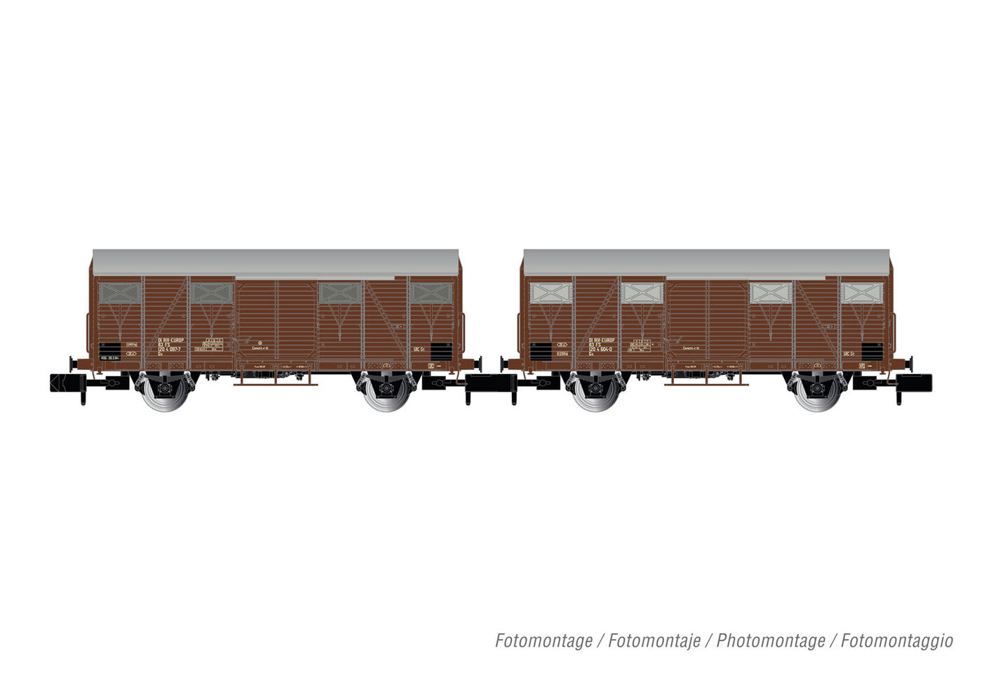 Arnold FS Gs Van Set (2) IV HIN6574 N Gauge