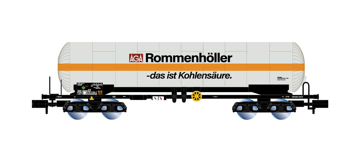 Arnold HIN6599 DB Rommenholler 4 Axle Gas Tank Wagon IV N Gauge