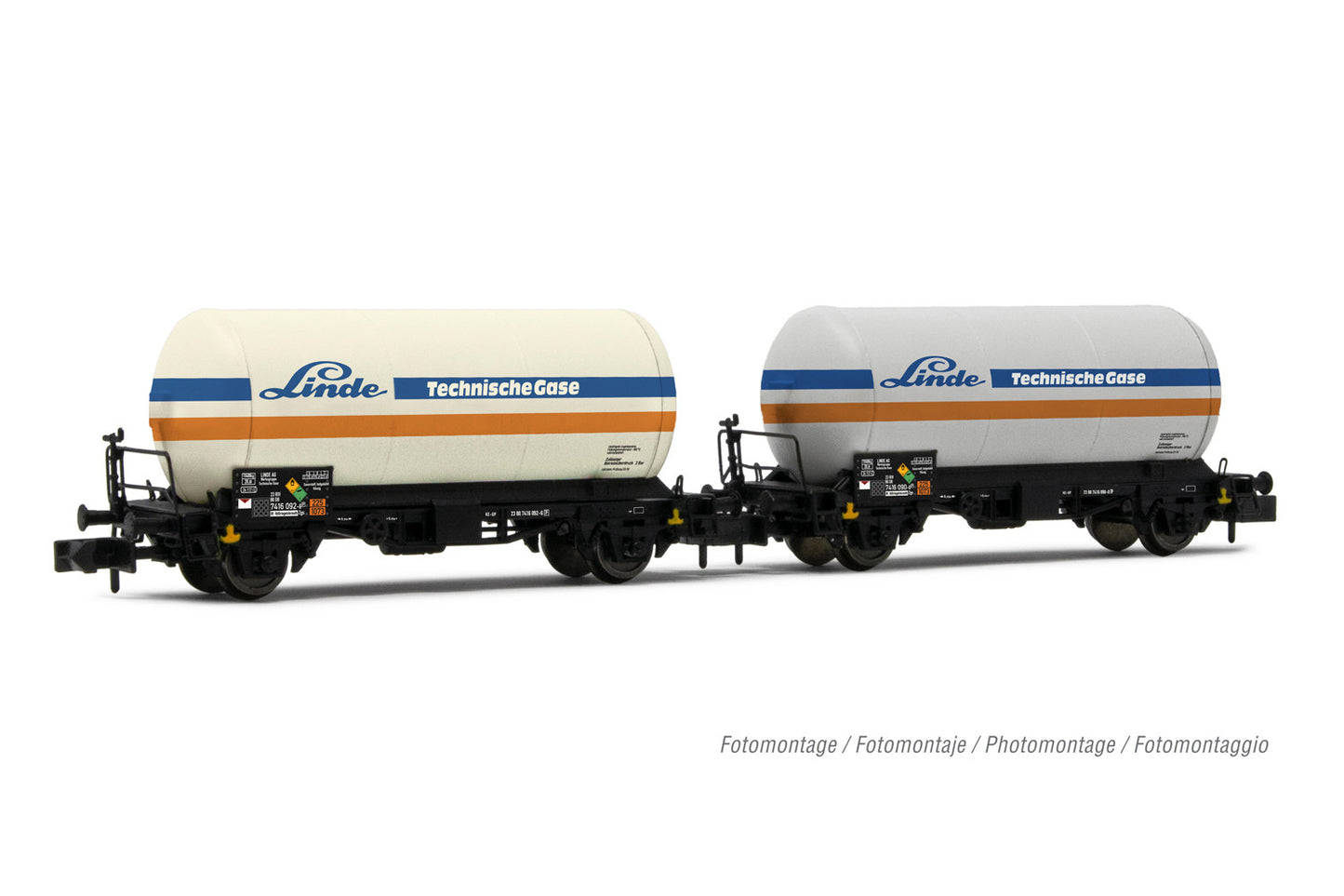 Arnold HIN6603 DB Linde 2 Axle Gas Tank Wagon IV N Gauge