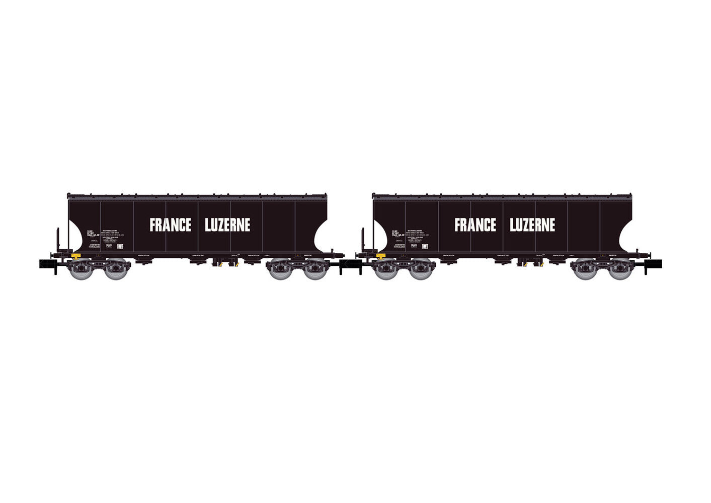 Arnold SNCF Bogie Grain Hopper Set France Luzerne Set (2) IV HIN6619 N Gauge