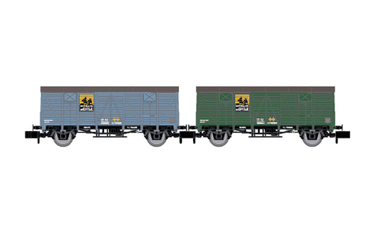 Arnold RENFE J3 Nitrato de Chile Wagon Set (2) III N Gauge HIN6666