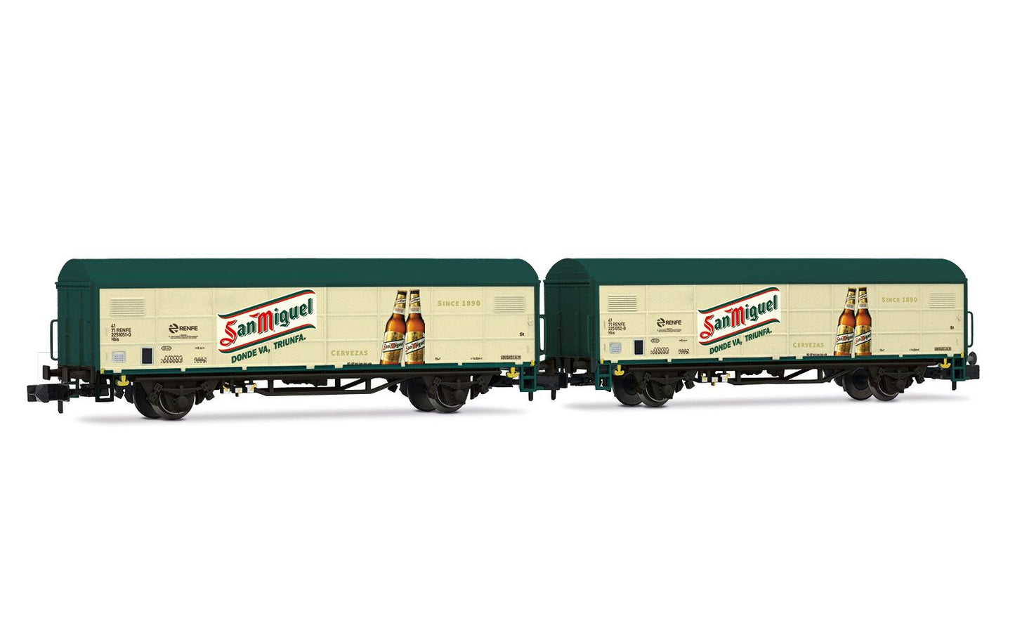 Arnold RENFE JPD Wagon Set San Miguel (2pcs) V HIN6704 N Gauge