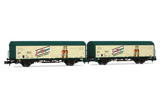 Arnold RENFE JPD Wagon Set San Miguel (2pcs) V HIN6704 N Gauge