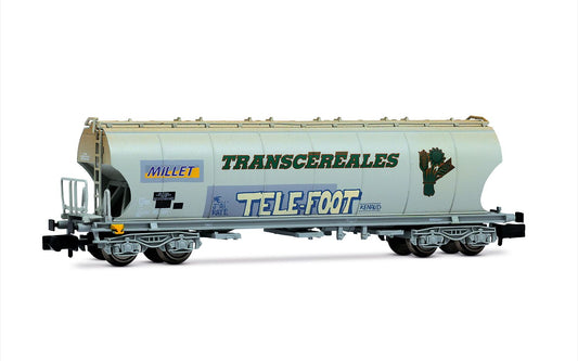 Arnold F-MISA Millet 4 Axle Cereal Hopper w/Graffiti VI HIN6705 N Gauge