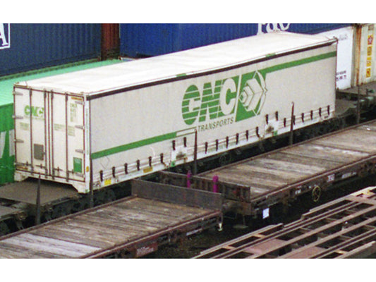 Arnold HIN6725 SNCF S70 Flat Wagon w/CNC Swapbody Load IV N Gauge