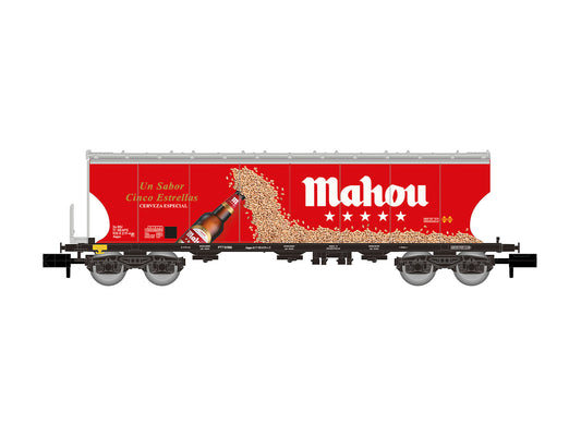 Arnold HIN6741 RENFE Mahou Round Sided Hopper Wagon V N Gauge