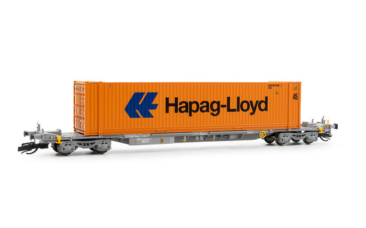Arnold Touax Sffgmss Flat Wagon 45' Hapag Lloyd Container Load VI TT Gauge HIN9752