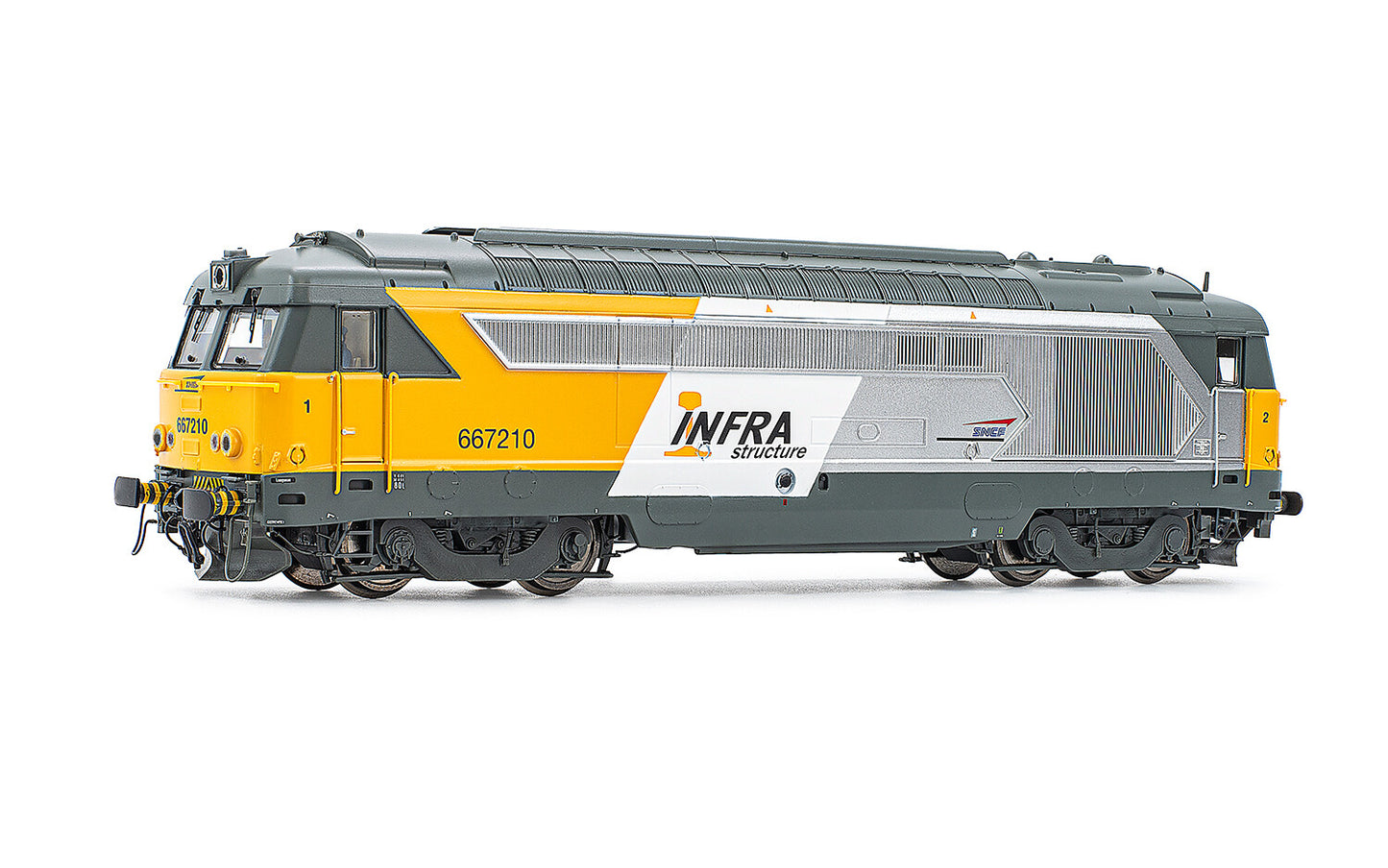 Jouef SNCF BB67210 Diesel Locomotive Infra Structure VI HJ2448 HO Gauge