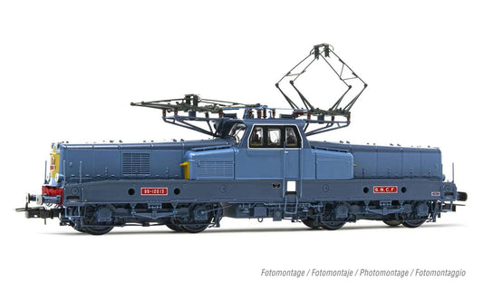 Jouef SNCF BB12013 Electric Locomotive Blue/Yellow III HJ2449 HO Gauge