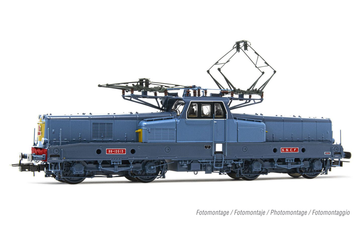 Jouef SNCF BB12013 Electric Loco Blue/Yellow III (DCC-Sound) HJ2449S HO Gauge