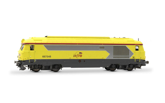 Jouef SNCF Infra BB 667548 Diesel Locomotive VI (DCC-Sound) HO Gauge HJ2465S