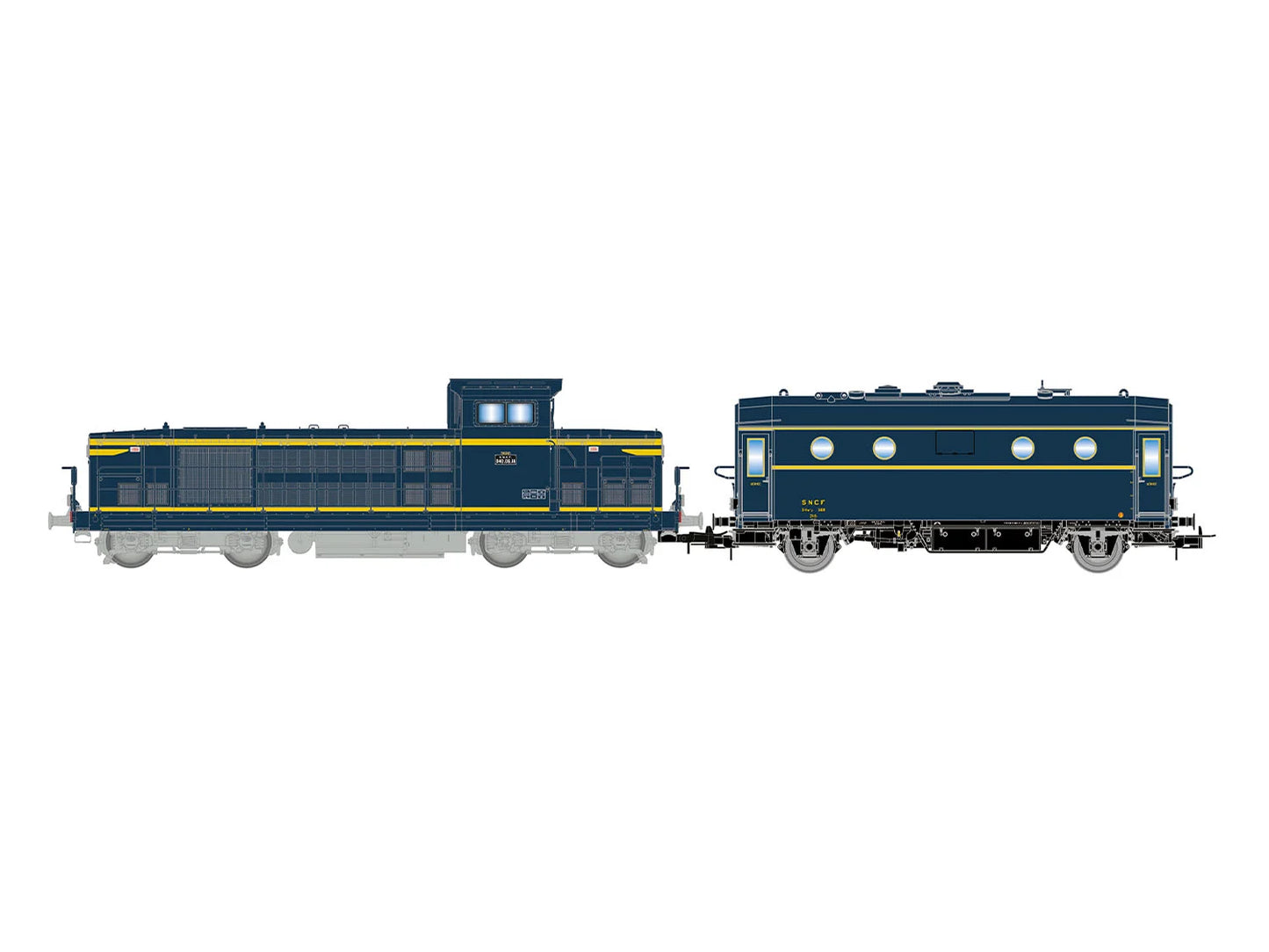 Jouef SNCF 040 DG-18 Diesel Locomotive III (DCC-Sound) HO Gauge HJ2473S