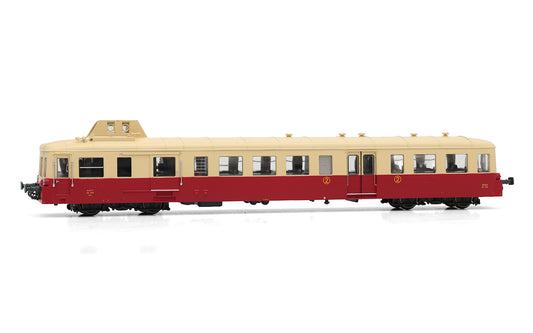Jouef SNCF X 3800 Picasso Red/Beige Diesel Railcar III HO Gauge HJ2617