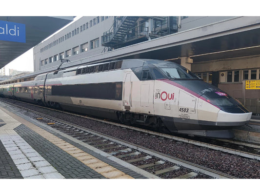 Jouef SNCF INOUI TGV Milano-Torino-Lione-Parigi Coach Set (3) VI HJ3006 HO Gauge