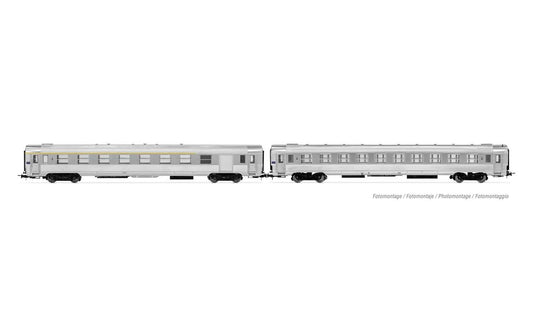 Jouef HJ4145 SNCF DEV Inox Coach Set (2) III HO