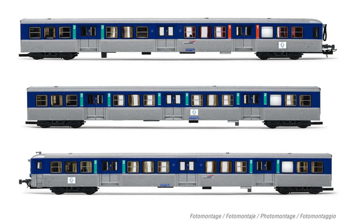 Jouef SNCF RIO80 Coach Set (3) V HJ4184 HO Gauge