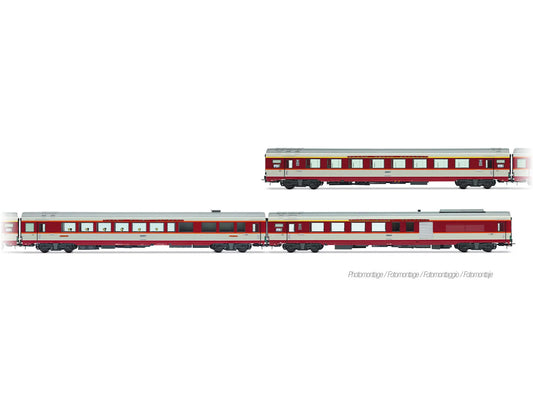 Jouef SNCF Le Capitole 1985 Coach Set (3) IV (DCC-Sound) HJ4201HM HO Gauge