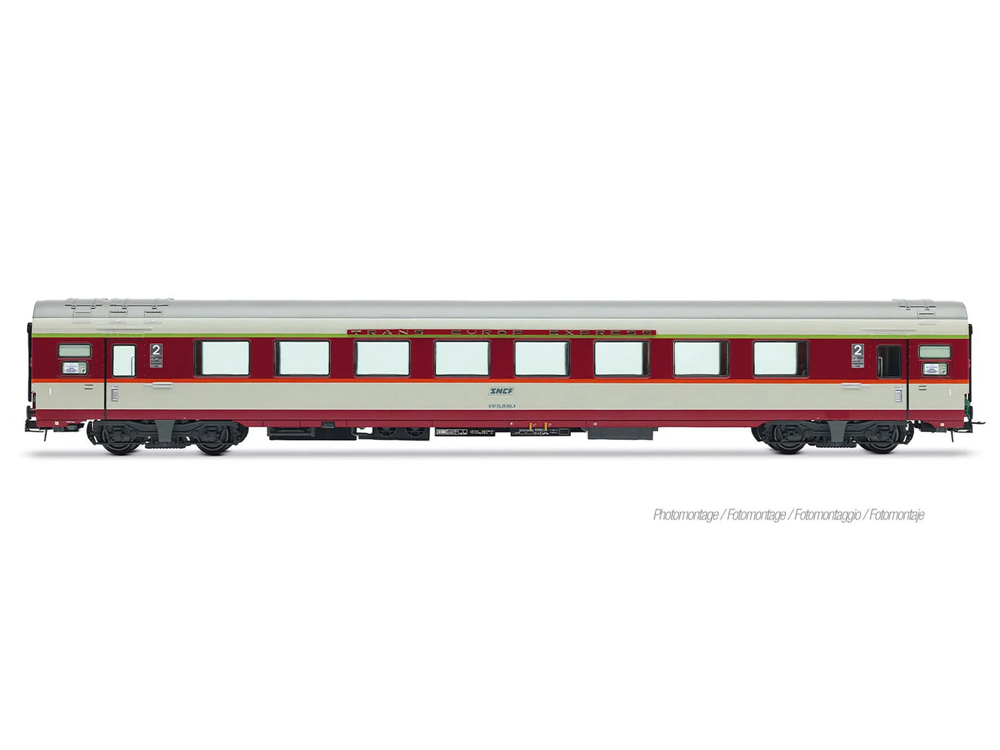 Jouef SNCF B8tu Le Capitole 1985 2nd Class Coach IV HJ4204 HO Gauge