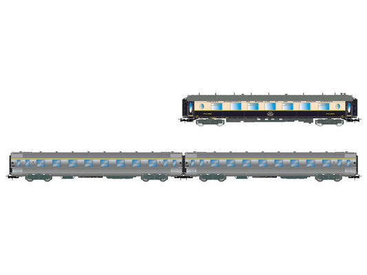 Jouef SNCF Sud Express Coach Set 2 (3) III HJ4214 HO Gauge